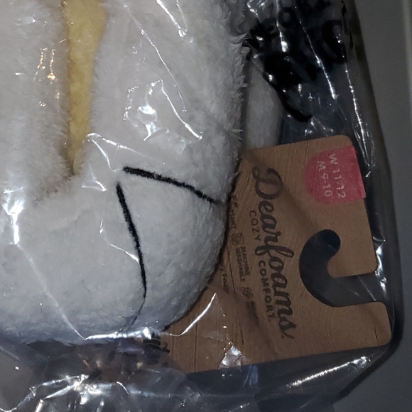 Dearfoams Cozy Comfort Halloween Unisex Mummy Closed Back Slippers, Size Medium - Picture 4 of 5